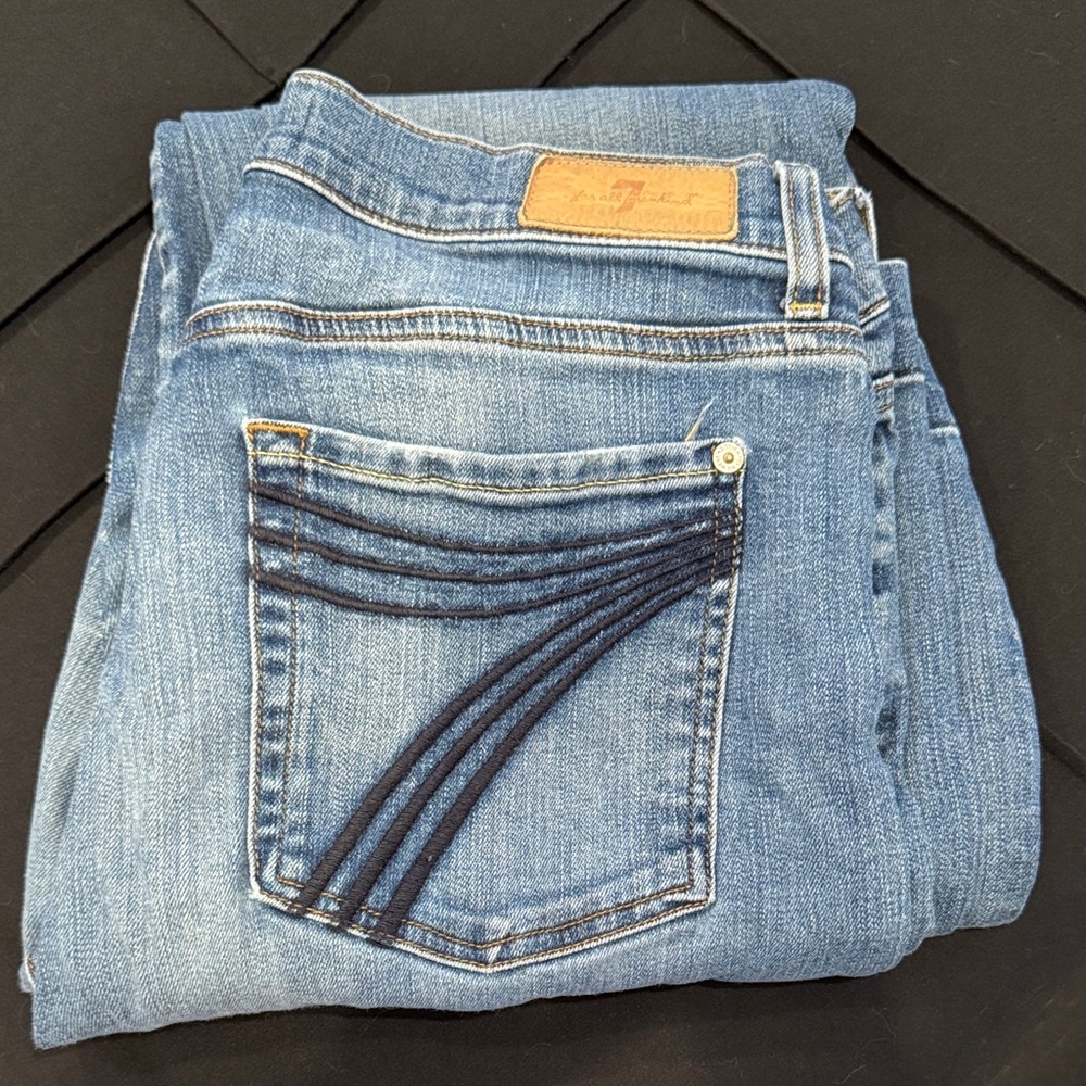 7 For All Mankind Light Blue Denim Jeans